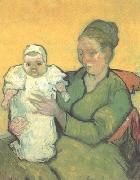 Mother Roulin wtih Her Baby (nn04), Vincent Van Gogh